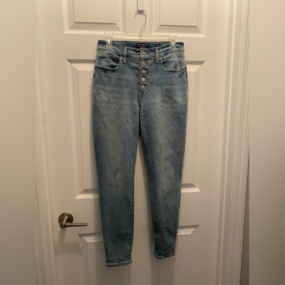 Lucky Brand High Rise Skinny Bridgette Jeans Size 8